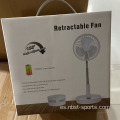 Ventilador plegable recargable recargable de altura ajustable USB recargable